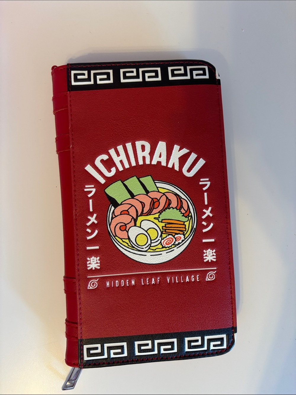 Ichiraku Ramen Red Zipper Wallet
